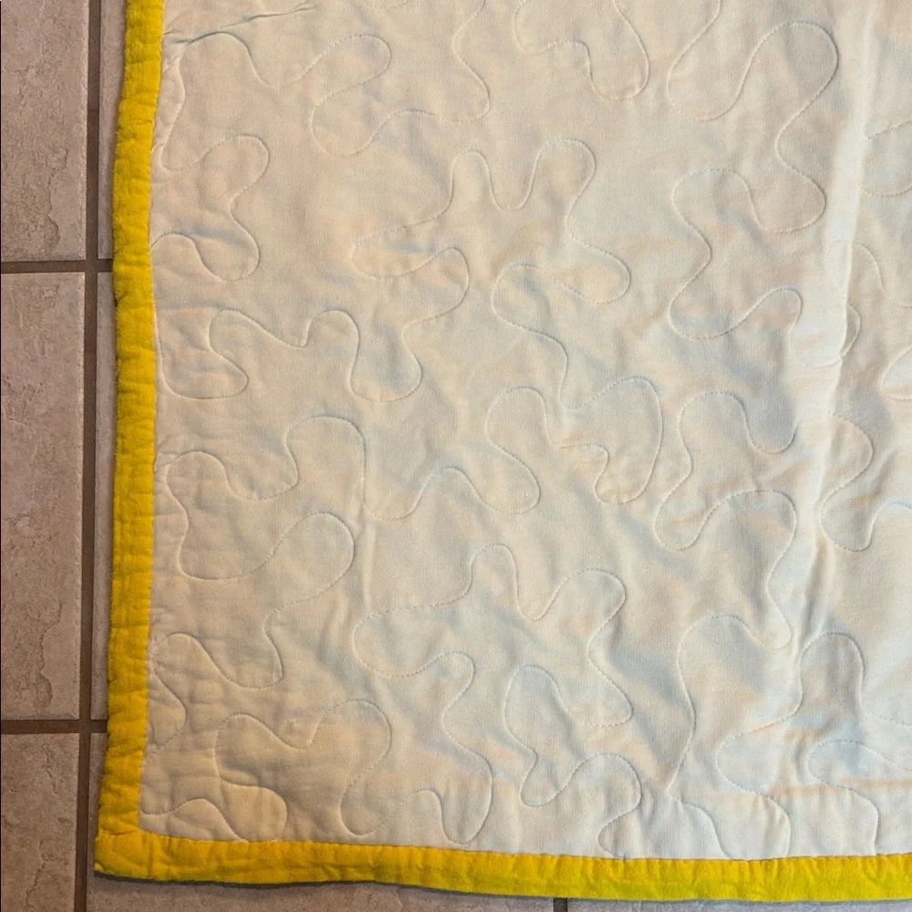 Colorful Flying Airplane Corduroy Quilt
